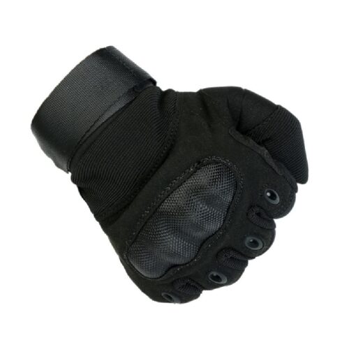 One Pair of Touch Screen Tactical Impact Gloves For Cycling Climbing Camping