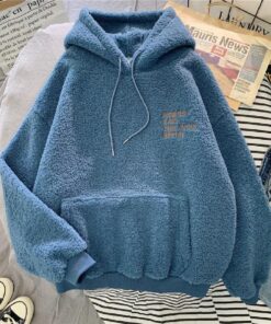 Fleece Flannel Pullover Sweatshirt