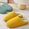 Two-tone slippers with non-slip