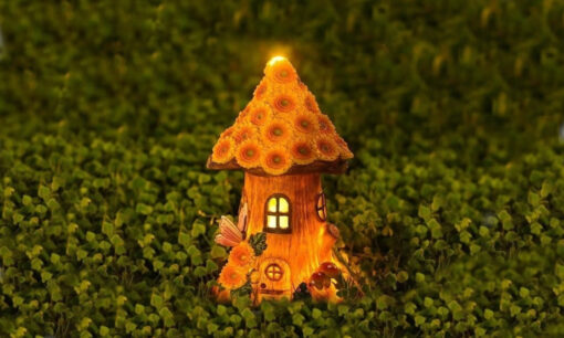 One or Two Solar Powered Fairy Treehouse