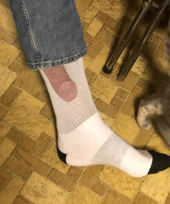 One or Two Pairs Show Off Funny Colorful Socks