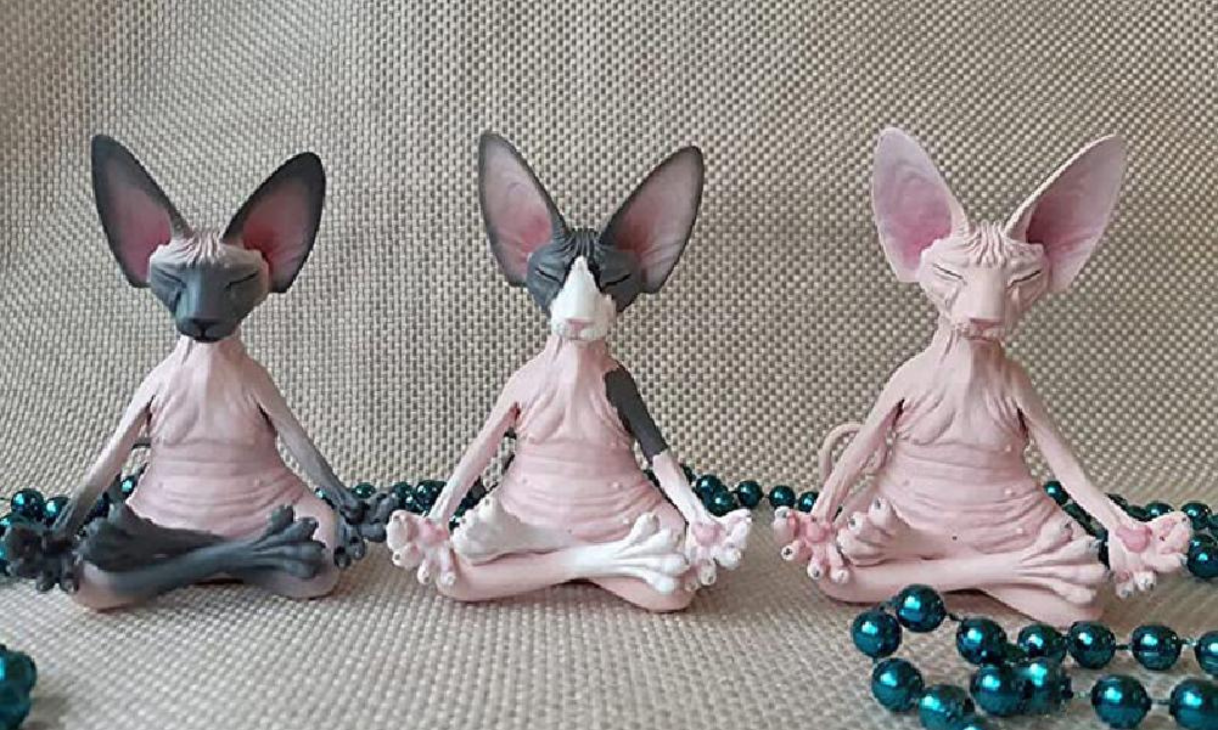 Meditation Sphynx Cat Statue - Image 9