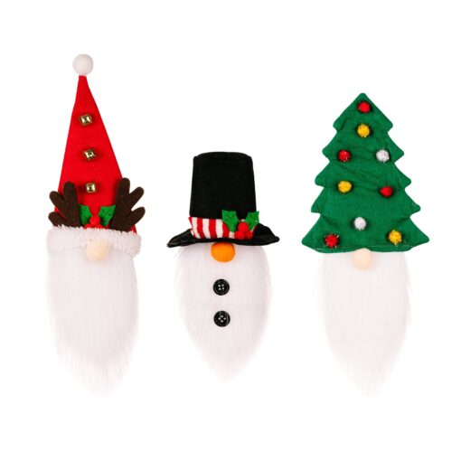One or Three Christmas Wine Bottle Cover - Image 3