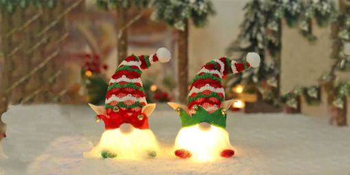 Gnomes Christmas Decorations with LED Light