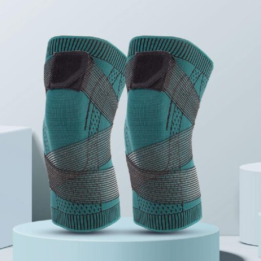 One or Two Pieces Plus Size Knee Brace Support Warm Knee Sleeve - Image 3