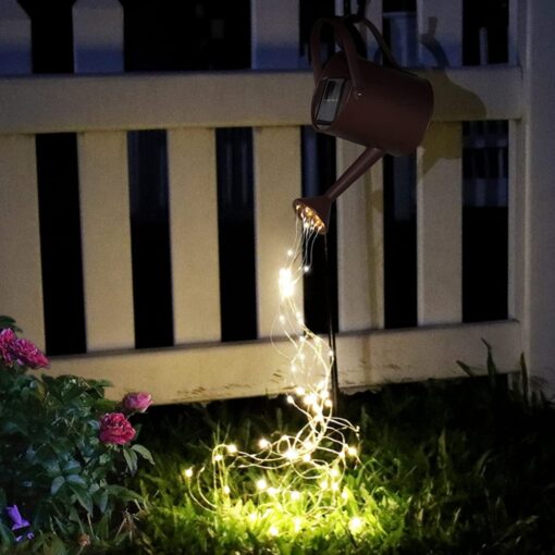 Solar Powered Watering Can Light