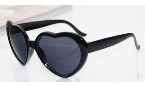 Love Heart Shape Sunglasses with Heart Filter - Image 2