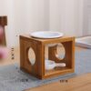 Wooden Ceramic Wax Melt Warmer