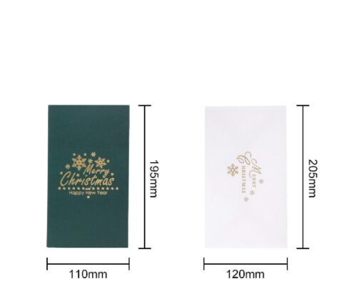 3D Christmas Shining Christmas Tree Pop Up Cards - Image 13