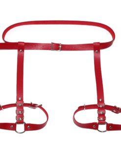 Alternative view of PU Leather Thigh Harness Belt Garter Leg Chain