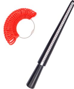 Alternative view of Professional Measuring Gauge  Ring Sizer UK Measurement Scales Kit Tools