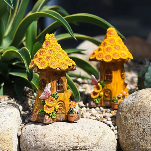 One or Two Solar Powered Fairy Treehouse - Image 2