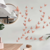 12 or 36 Pcs Metallic Art Butterfly Wall Sticker