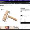Christmas Engraved Embossing Rolling Pin