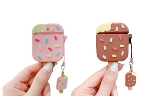 One or Two Ice Cream Popsicle Apple AirPods 1/2/pro case cover _ untracked