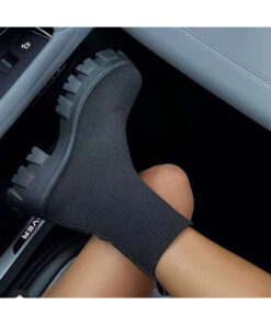 Alternative view of Casual Knit Platform Sock Boot