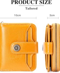 PU Leather RFID Small Compact Wallet
