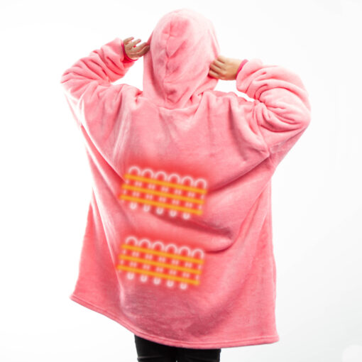 Portable Heated Plush Flannel Blanket - Image 3