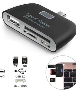 Alternative view of One or Two Pieces Multifunctional Smart 4 In 1 Type C Adapter