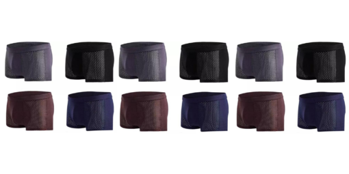 One-, Four-, Eight or Twelve Pack of Men's Breathable Mesh Boxer - Image 16