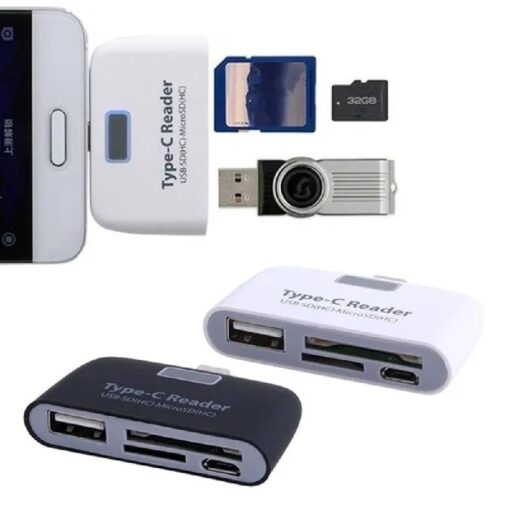 One or Two Pieces Multifunctional Smart 4 In 1 Type C Adapter - Image 4
