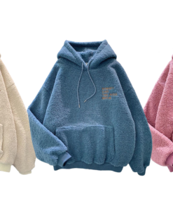 Alternative view of Fleece Flannel Pullover Sweatshirt