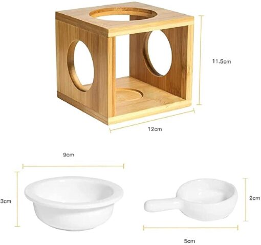 Wooden Ceramic Wax Melt Warmer - Image 6