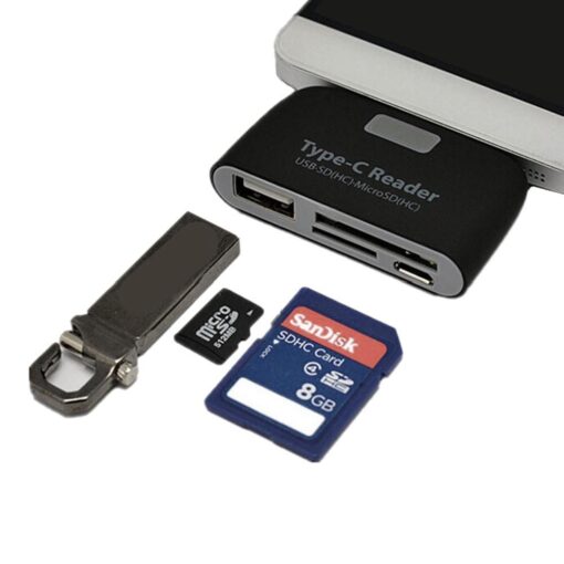 One or Two Pieces Multifunctional Smart 4 In 1 Type C Adapter