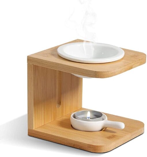 Wooden Ceramic Wax Melt Warmer - Image 3
