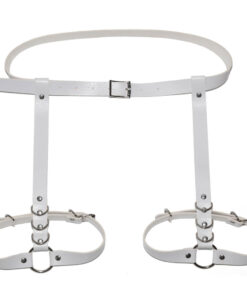 PU Leather Thigh Harness Belt Garter Leg Chain