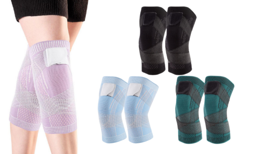 One or Two Pieces Plus Size Knee Brace Support Warm Knee Sleeve - Image 6