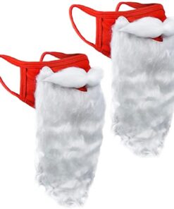 Alternative view of One or Two Pieces Santa Beard Mask