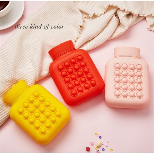 One or Two Silicone Push Pop Hot Water Bag - Image 11