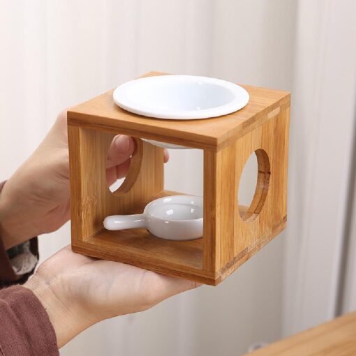 Wooden Ceramic Wax Melt Warmer - Image 7
