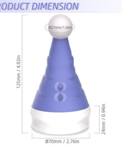 Alternative view of Christmas Hat G Spot Sucking Vibrator