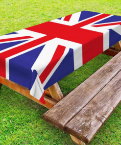5 Sizes United Kingdom Flag British Tablecloth