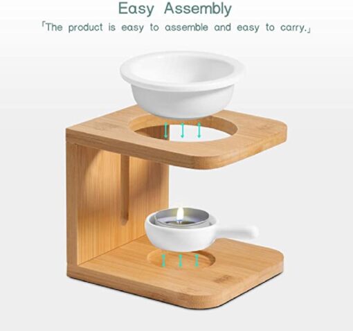 Wooden Ceramic Wax Melt Warmer - Image 12