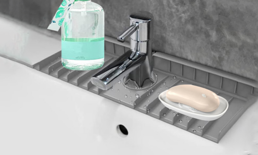 One or Two Pieces Faucet Splash Catcher - Image 7