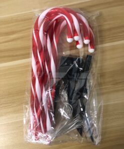 5 or 10 Pieces Christmas Candy Solar lights