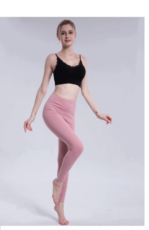 One or Two Double-sided fleece elastic body-fitting leggings - Image 13
