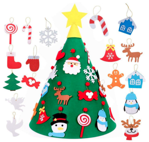 Kids Felt Christmas Tree Kit - Early Black friday drop - Image 4