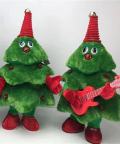 Dancing Christmas Tree Plush Xmas Tree Musical Deco