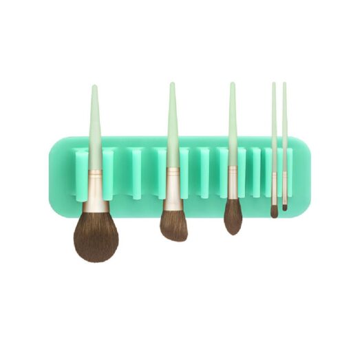 One or Two Silicone Wall Mounted Nail Makeup Brush Holder - Image 6