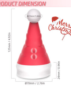 Christmas Hat G Spot Sucking Vibrator