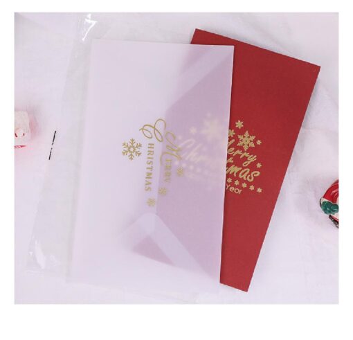 3D Christmas Shining Christmas Tree Pop Up Cards - Image 6