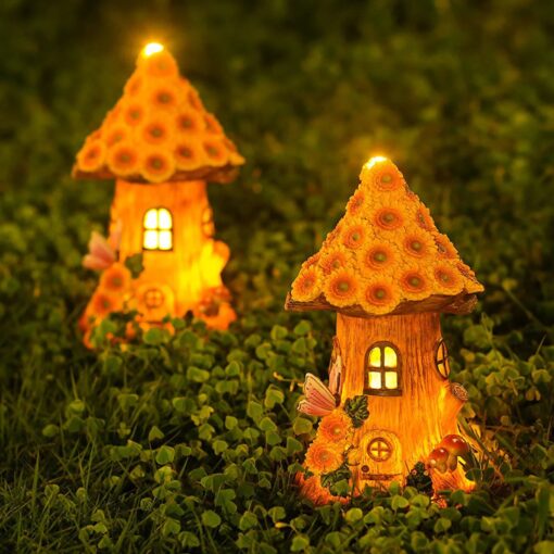 One or Two Solar Powered Fairy Treehouse - Image 7