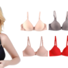 3 pack Women's Seamless Front Closure Bra  Push Up Bra -