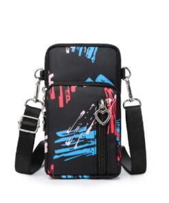 Women's Mini Colorful Cross-Body Cell Phone Ba