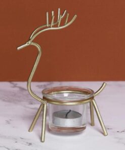 Alternative view of Reindeer Candle Holders