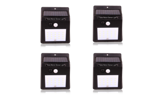One, Two or Four Solar 20 LED Sensor Wall Light - Image 3